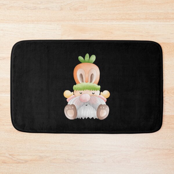Item preview, Cute Watercolor Easter Gnome in Carrot Bunny Hat designed and sold by FestivityFinds.