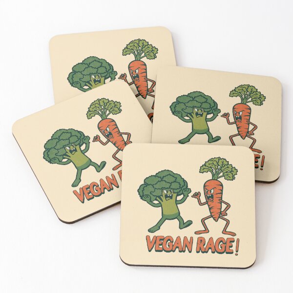 Item preview, Vegan Rage carrot and broccoli designed and sold by Shedronpanda.