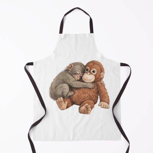 Item preview, PUNCH JAPANESE MACAQUE SITTING WITH DJUNGELSKOG PLUSH designed and sold by LIS AND MELIVERSO.