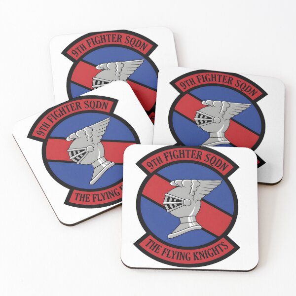 Item preview, 9th Fighter Squadron "The Flying Knights" Military Emblem designed and sold by CharlieDesings.