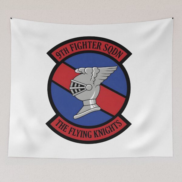 Item preview, 9th Fighter Squadron "The Flying Knights" Military Emblem designed and sold by CharlieDesings.