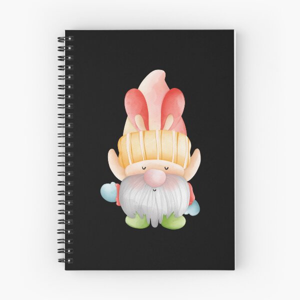 Item preview, Cute Watercolor Easter Bunny Ears Gnome Sticker (Pink Hat) designed and sold by FestivityFinds.
