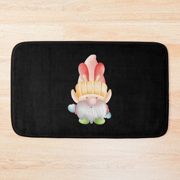Item preview, Cute Watercolor Easter Bunny Ears Gnome Sticker (Pink Hat) designed and sold by FestivityFinds.
