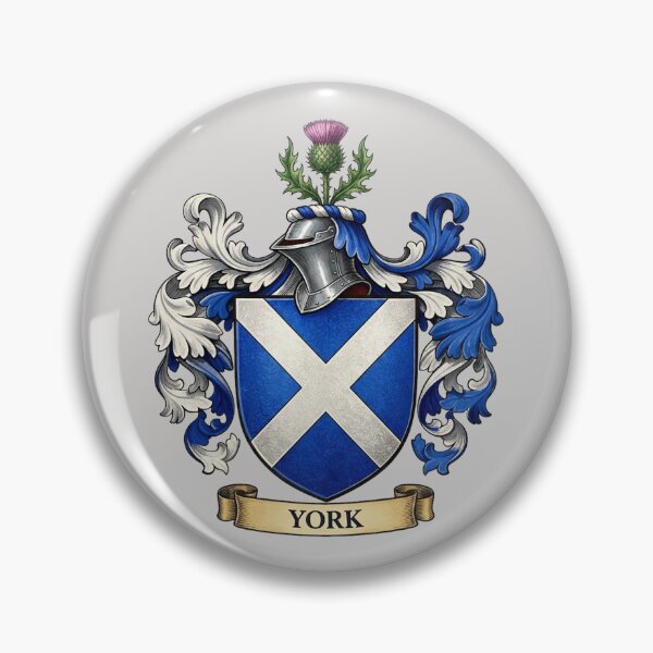 Item preview, The York Family Coat of Arms designed and sold by BagTown Clans.