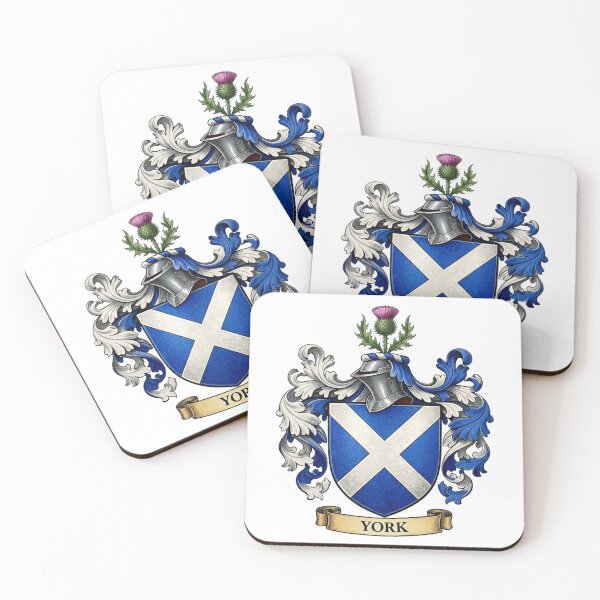 Item preview, The York Family Coat of Arms designed and sold by BagTown Clans.