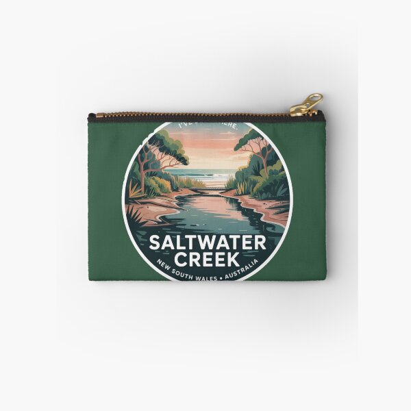 Artikelvorschau, Saltwater Creek NSW Reiseaufkleber entworfen und verkauft von Random Designs.