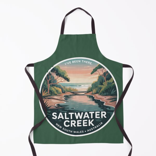Artikelvorschau, Saltwater Creek NSW Reiseaufkleber entworfen und verkauft von Random Designs.