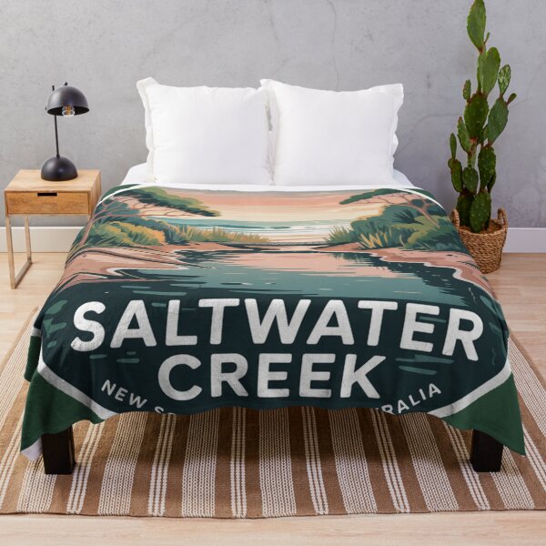 Item preview, Saltwater Creek NSW Travel Sticker designed and sold by Random Designs.