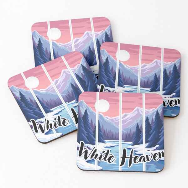 Item preview, White Heaven: Pink Winter Twilight designed and sold by PriyaMagic.