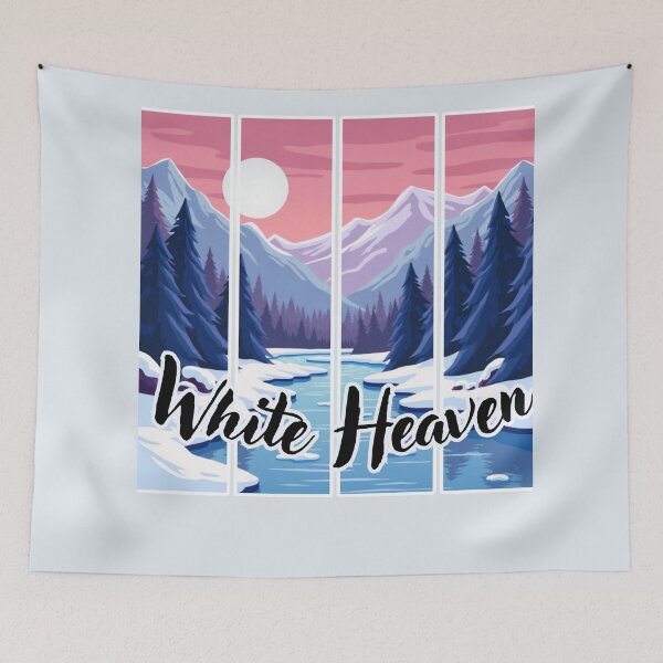 Item preview, White Heaven: Pink Winter Twilight designed and sold by PriyaMagic.