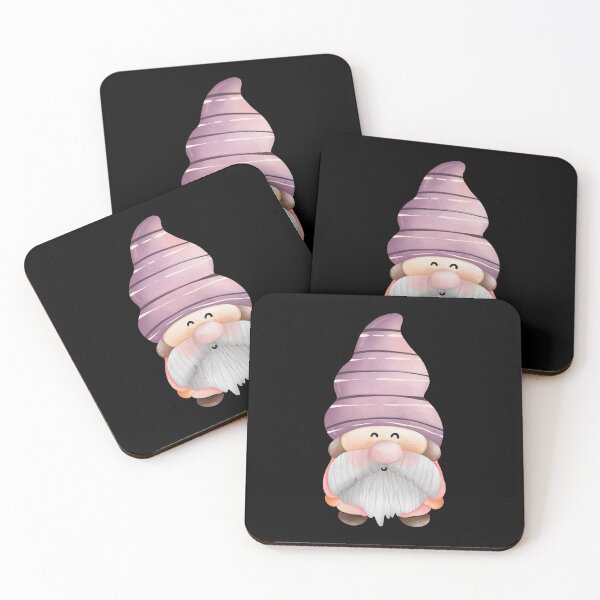 Item preview, Cute Watercolor Purple Hat Gnome Sticker | Cozy Tomte Gonk designed and sold by FestivityFinds.