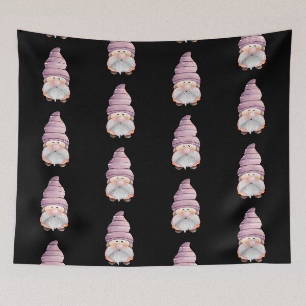 Item preview, Cute Watercolor Purple Hat Gnome Sticker | Cozy Tomte Gonk designed and sold by FestivityFinds.