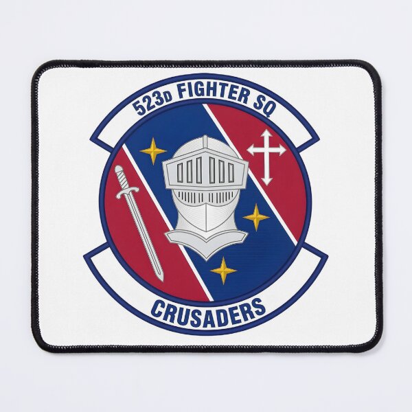 Item preview, Official Insignia of the 523d Fighter Squadron "Crusaders" designed and sold by CharlieDesings.