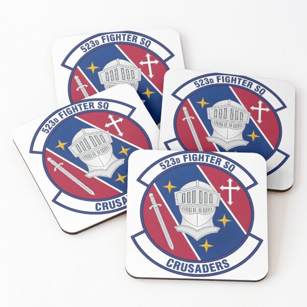 Item preview, Official Insignia of the 523d Fighter Squadron "Crusaders" designed and sold by CharlieDesings.