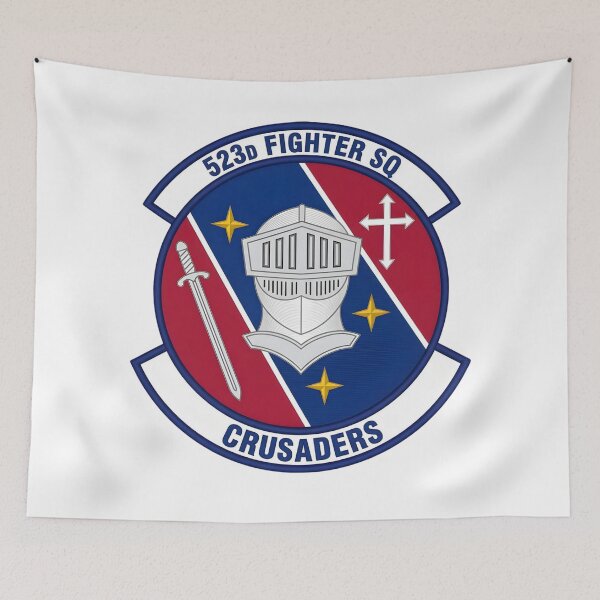 Item preview, Official Insignia of the 523d Fighter Squadron "Crusaders" designed and sold by CharlieDesings.