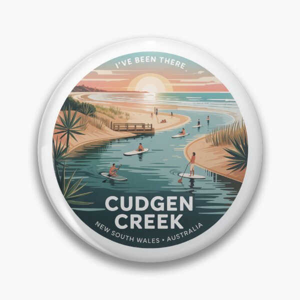 Item preview, Cudgen Creek, NSW Travel Sticker designed and sold by Random Designs.