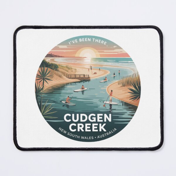 Item preview, Cudgen Creek, NSW Travel Sticker designed and sold by Random Designs.