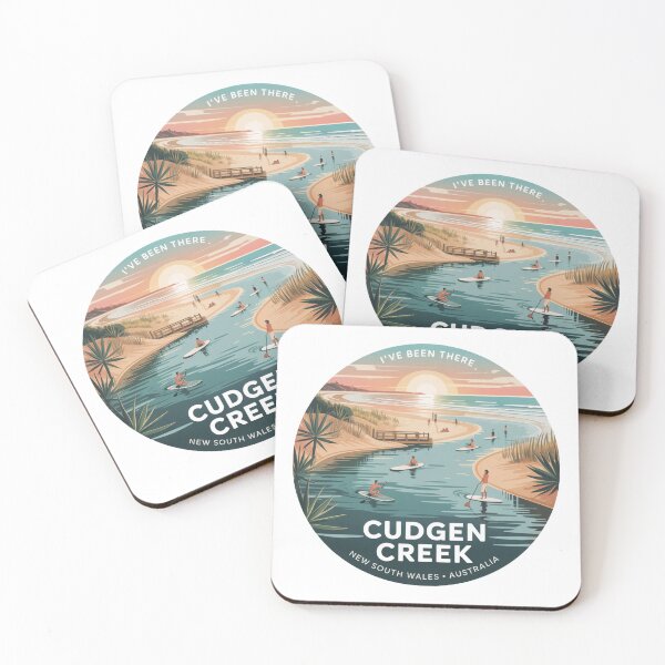 Item preview, Cudgen Creek, NSW Travel Sticker designed and sold by Random Designs.