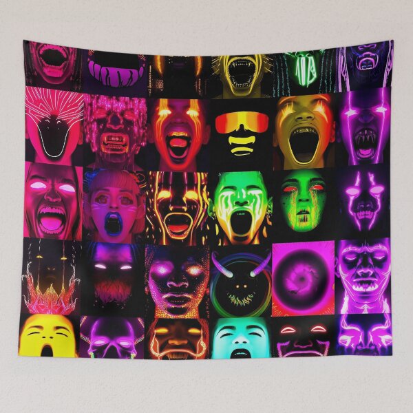 Item preview, Neon Screams designed and sold by nemfisart.