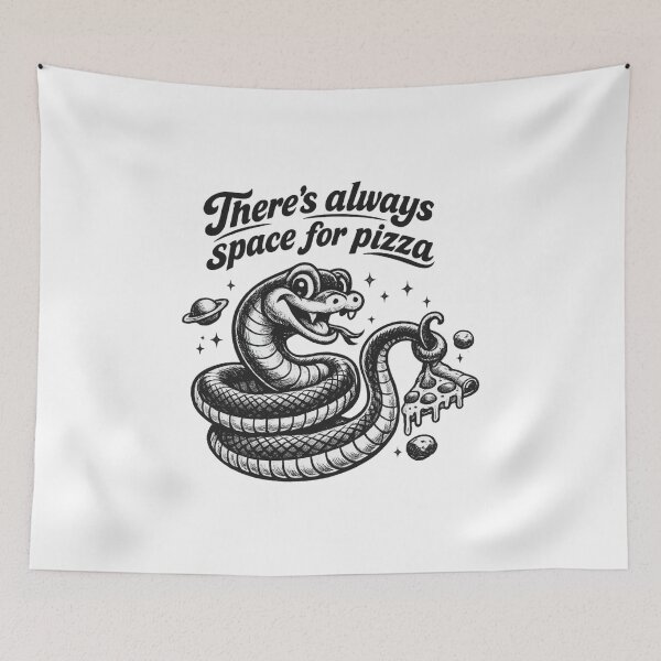 Item preview, There’s always space for pizza designed and sold by LuveraxArt.