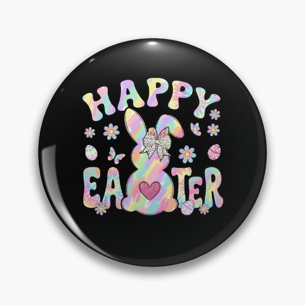 Item preview, Girls Easter Bunny Pastel Tie Dye designed and sold by KroghDs.