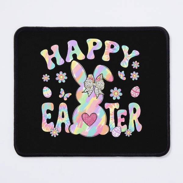 Item preview, Girls Easter Bunny Pastel Tie Dye designed and sold by KroghDs.