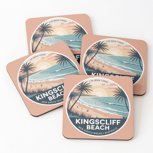 Item preview, Kingscliff Beach, NSW Travel Sticker designed and sold by Random Designs.