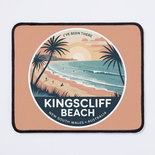 Item preview, Kingscliff Beach, NSW Travel Sticker designed and sold by Random Designs.