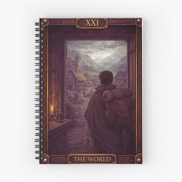 Item preview, Tech’s Tavern Tarot – The World designed and sold by TechsTrinkets.