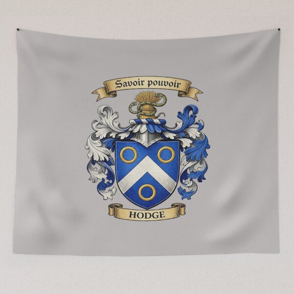 Item preview, The Hodge Family Coat of Arms designed and sold by BagTown Clans.