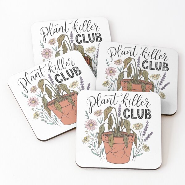Item preview, Plant Killer Club Funny Plant Lover Humor Design designed and sold by Antik by Schulz.