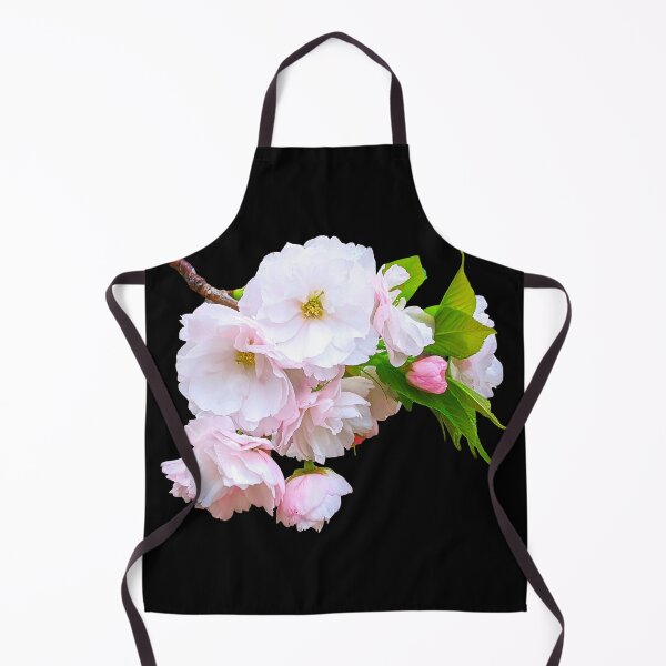 Item preview, Soft Pink Cherry Blossom Branch Sakura Japan on Black Shapes Mania designed and sold by Shapes-Mania.