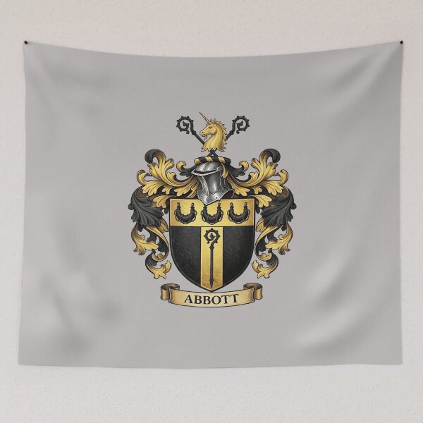 Item preview, The Abbott Family Coat of Arms designed and sold by BagTown Clans.