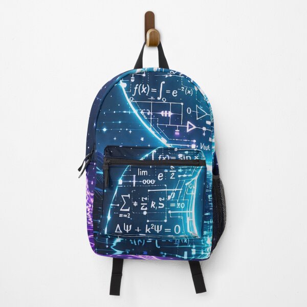 Item preview, Cybernetic Moon: Mathematical Synthwave Crescent designed and sold by LuxeBuzz.