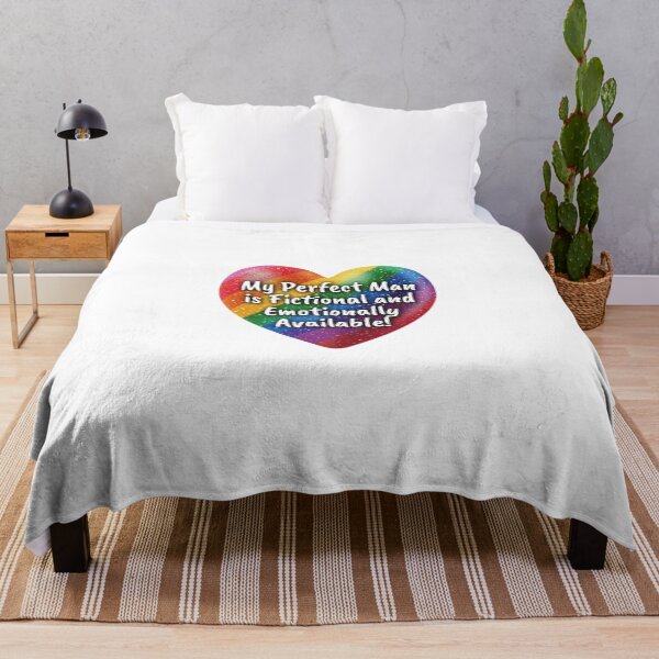 Item preview, My Perfect Man is Fictional and Emotionally Available! designed and sold by Robin Knight.