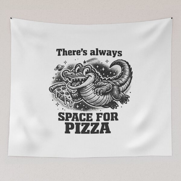 Item preview, There’s always space for pizza designed and sold by LuveraxArt.