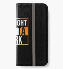 Straight Outta Cork Retro Style - Gift For An Cork From Ireland , Design Has The Irish Flag Embedded iPhone Wallet/Case/Skin
