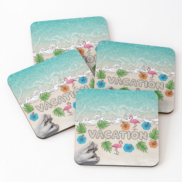 Item preview, Tropical Holiday Doodle Style designed and sold by HeyHas.