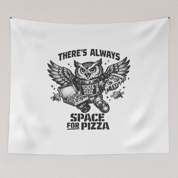 Item preview, There’s always space for pizza designed and sold by LuveraxArt.