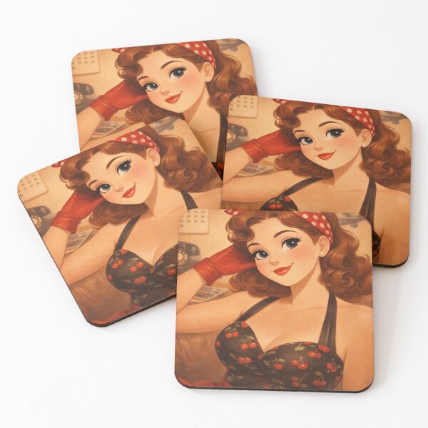 Item preview, chica pin-up designed and sold by mentalmichelle.