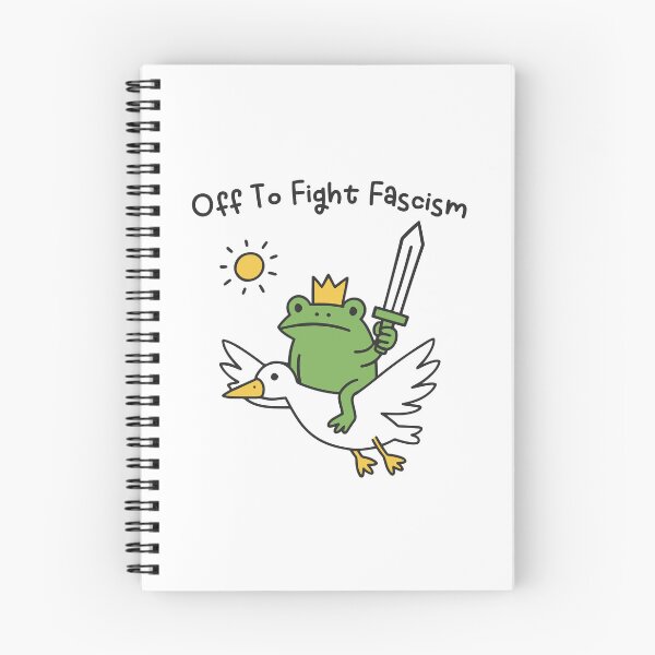 Item preview, Off To Fight Fascism Resist Frog Frogtifa Anti Fascist designed and sold by gunaone-design.