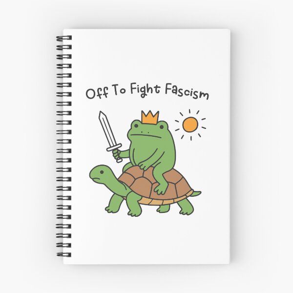 Item preview, Off To Fight Fascism Resist Frog Anti Fascist designed and sold by gunaone-design.