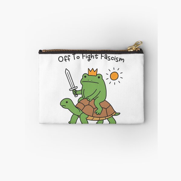 Item preview, Off To Fight Fascism Resist Frog Anti Fascist designed and sold by gunaone-design.