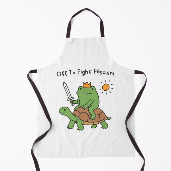 Item preview, Off To Fight Fascism Resist Frog Anti Fascist designed and sold by gunaone-design.