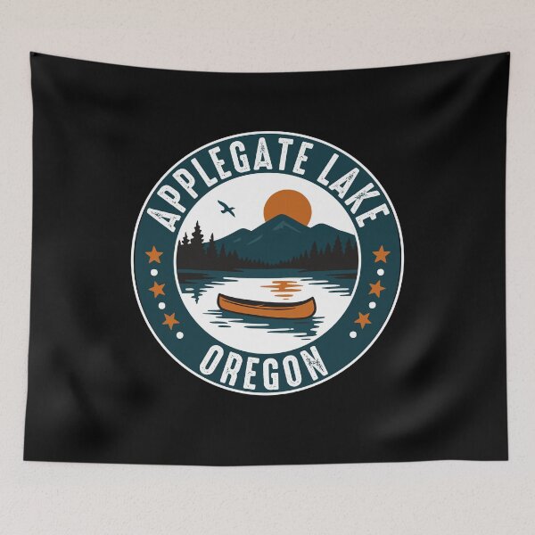Item preview, Applegate Lake Oregon - Canoe Trip designed and sold by gunaone-design.