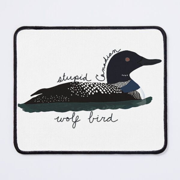 Item preview, Stupid Canadian Wolf Bird Heated Rivalry Ilya Shane designed and sold by Seamlessly Buffalo.