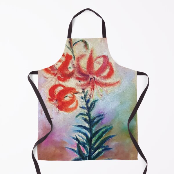 Item preview, lily hand drawed oil painting designed and sold by oriondoor.