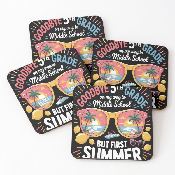 Item preview, Goodbye 5th Grade Graduation To Middle School Hello Summer designed and sold by SandraConnel.