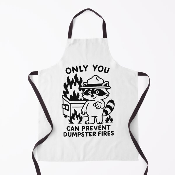 Item preview, Prevent Dumpster Fire Funny Raccoon Dumpster Fire Response Team Chaotic Energy Meme designed and sold by gunaone-design.