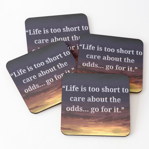 Item preview, LIFE IS TOO SHORT...GO FOR IT! designed and sold by royaltking100.